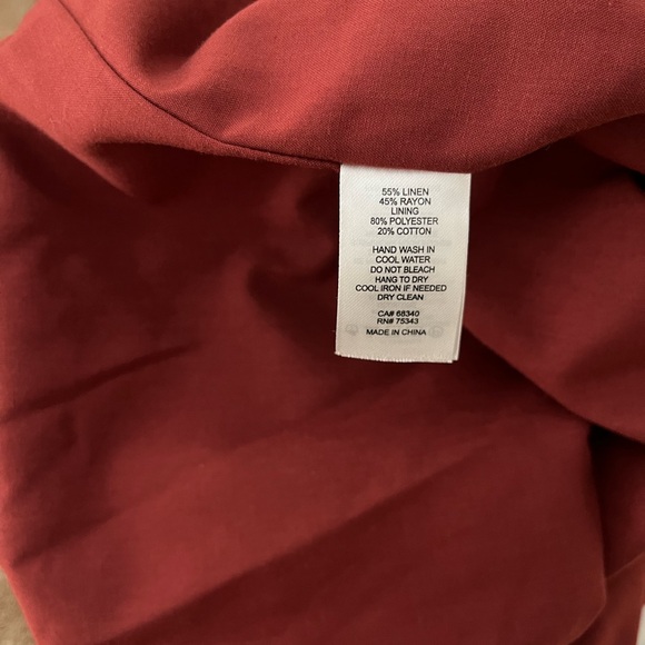 House of Harlow 1960 Elegant Rust Sleeveless Romper Linen $198 - Picture 10 of 11